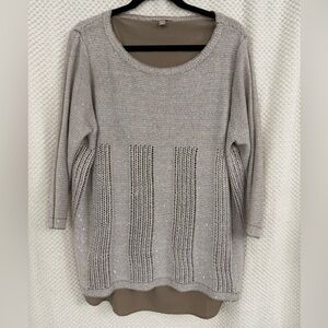 Roz & Ali  Scoop Neck Sweater